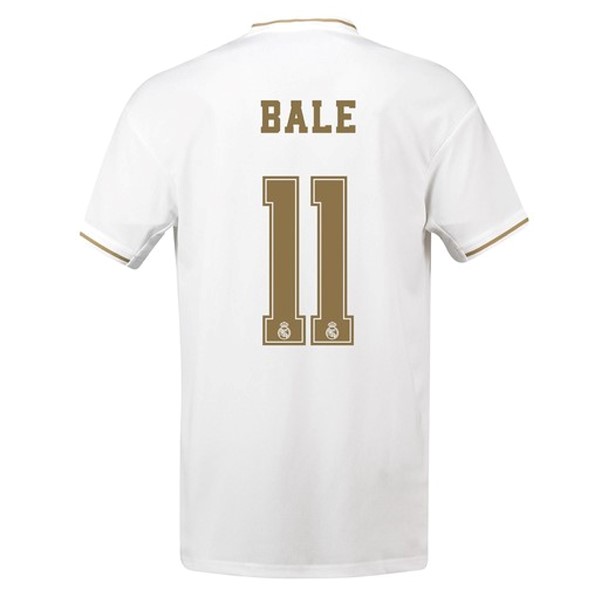 Camiseta Real Madrid NO.11 Bale Replica Primera Ropa 2019/20 Blanco